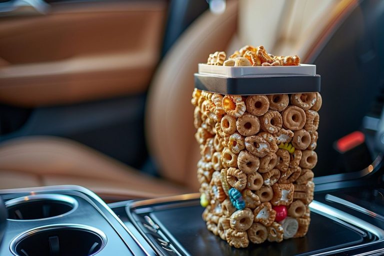 Recyclez votre boîte de céréales en une poubelle auto: une astuce ingénieuse